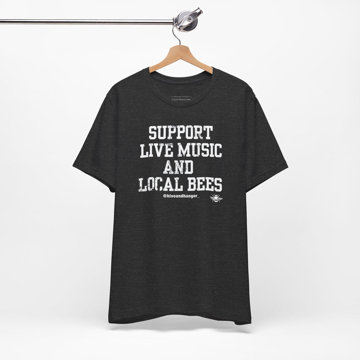 Support Live Music and Local Bees - Graphic Tee